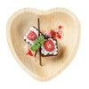 ECO Leaf | 16cm Heart Shape 25 Pack | Disposable