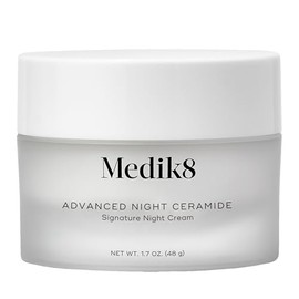 Medik8- Ceramidas de noche avanzadas: cuidado de ojos hidratante y voluminizador para uso nocturno: ceramidas reafirmantes y antienvejecimiento