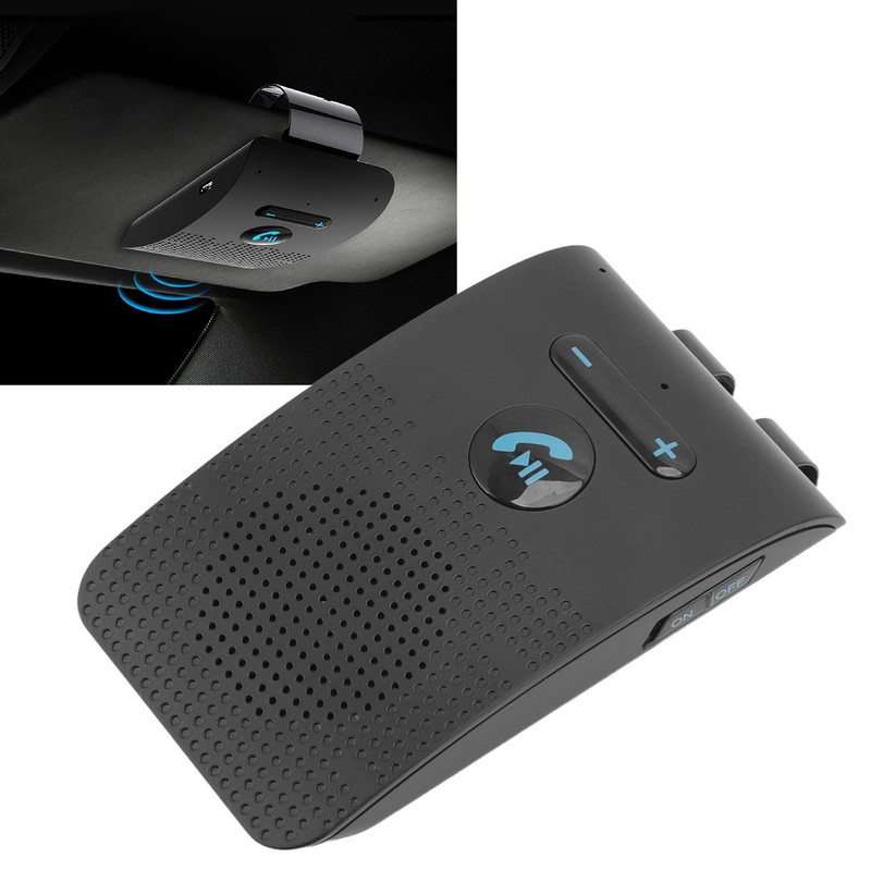 Leapiture Car Bluetooth Speaker Handsfree Bluetooth Speakerphone Sun Visor Receiver