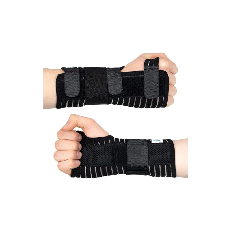 Actesso Breathable Wrist Brace with Support Strap for Carpal Tunnel,
