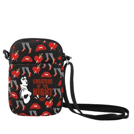 Rocky Horror Movie Crossbody Bag Rocky Horror Movie Lovers Gift Horror Movie Fans Gift Rocky Horror Scary Movie Handbag (CREATURE THE NIGHT CB 1U)
