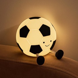 QANYI Sport Fans Soccer Light,Rechargeable Small Lamp Dimmable with Soft Touch,Football Nightlight Accessories Stuff Game Decor, Birthday Valentine's Day Soccer Lover Gifts for Girls Boys Kids Teens