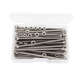 60pcs M3 x 70mm Machine Screws Nut Assortment Kit, Phillips Pan Head, 304 Stainless Steel