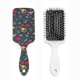 Cute Boys Hair Brush,Dinosaur Hair Brush Anti-Static Toddler Comb Hair Brush with Air Cushion Kids Wet Brush