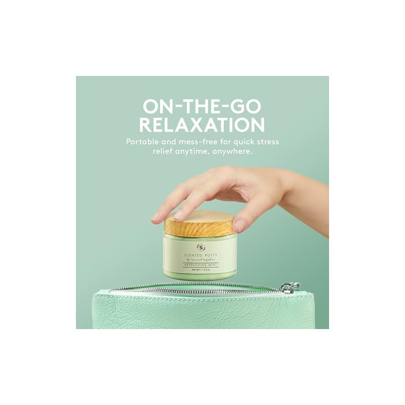 Refreshing Mint Scented Therapy Putty for Relaxation and Focus