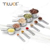 TILUCK Stainless Steel Measuring Cups & Spoons Set, Cups and