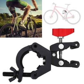 U Lock Bike Mount, Heavy Duty Aluminum Alloy Bike Lock Holder Clamp Lock Mounting Bracket, Quiet, Fits 0.47-0.98" Shackles Compatible with Kryptonite and Most Other Bicycle U-Locks Accessories
