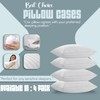 Sunshine Comforts Pillow Cases 4 pack Satin Stripes-Microfiber luxury Pillow