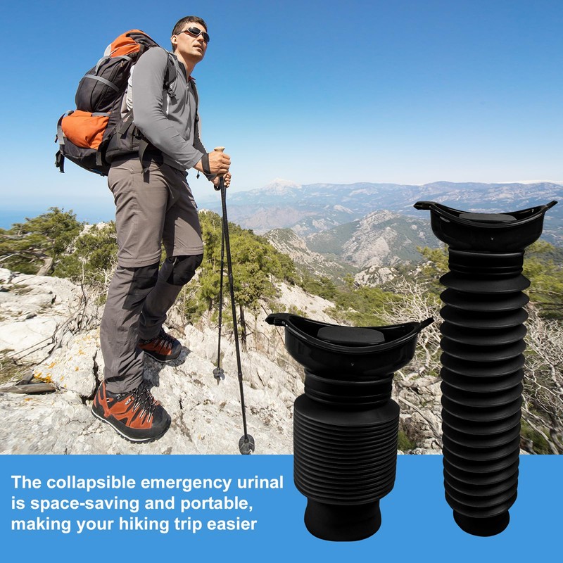 Pee Bottles for Men, Collapsible Urine Bottle 750ML, Portable Urinals