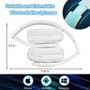 HBYCDSTF Led Bluetooth Headphones, Foldable Wireless Bluetooth Headphones, Wired HiFi