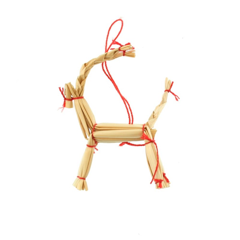 Straw Ornament Assortment - 34 pc C