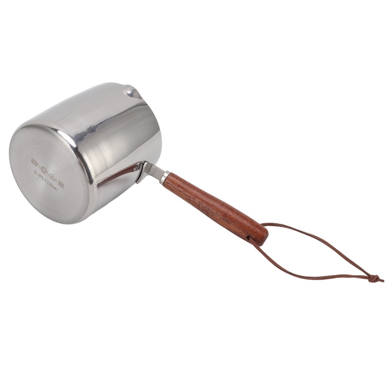 450ML Stainless Steel Butter Warmer Mini Butter Coffee Milk Pot