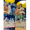 H&D 4 Stück Vintage nachfüllbare Parfümflaschen Glas Leere Sprühflasche Hochzeit