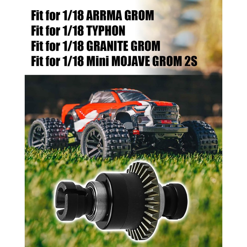 Assembled Differential 30T 0.8Mod V2 Compatible with 1/18 ARRMA GROM