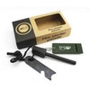 Premium Camping Fire Starter: Flint, Whistle & Fire Steel Fire