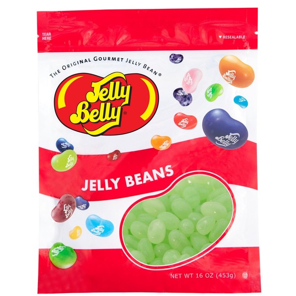 Jelly Belly 7UP Jelly Beans - 1 Pound (16 Ounces) Resealable Bag - Genuine, Official, Straight from the Source