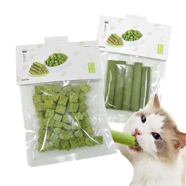 BAGUBDR 2PCS Cat Grass Sticks, Cat Grass for Hairball Removal Catnip Toy Sticks Ideal Chewing Treats for Cats for Indoor or Outdoor