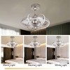 Gdrasuya10 23 inch Lighting Modern Ceiling Fan Light with Remote