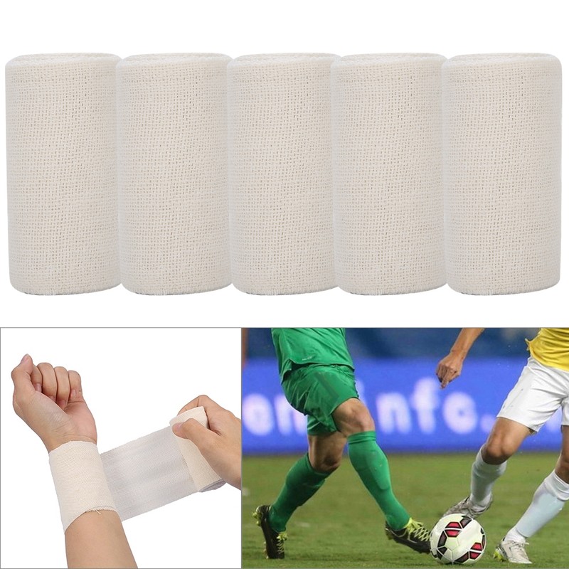 12 Roll 75 x 4500mm Gauze Skin Friendly Bandage Elastic