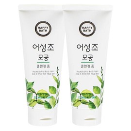 HAPPY BATH 해피바스 어성초 모공 클렌징 폼 200g X 2개 Happy Bath Artemisia Cleansing Foam 200g x 2pcs