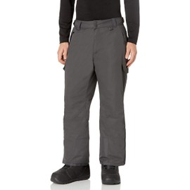 SkiGear Men's Snow Sports Cargo Pants, Charcoal, XX-Large/34" Inseam