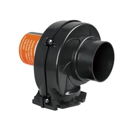 SEAFLO in Line Bilge Air Blower 130CFM Boat Black Ventilation Marine 24V