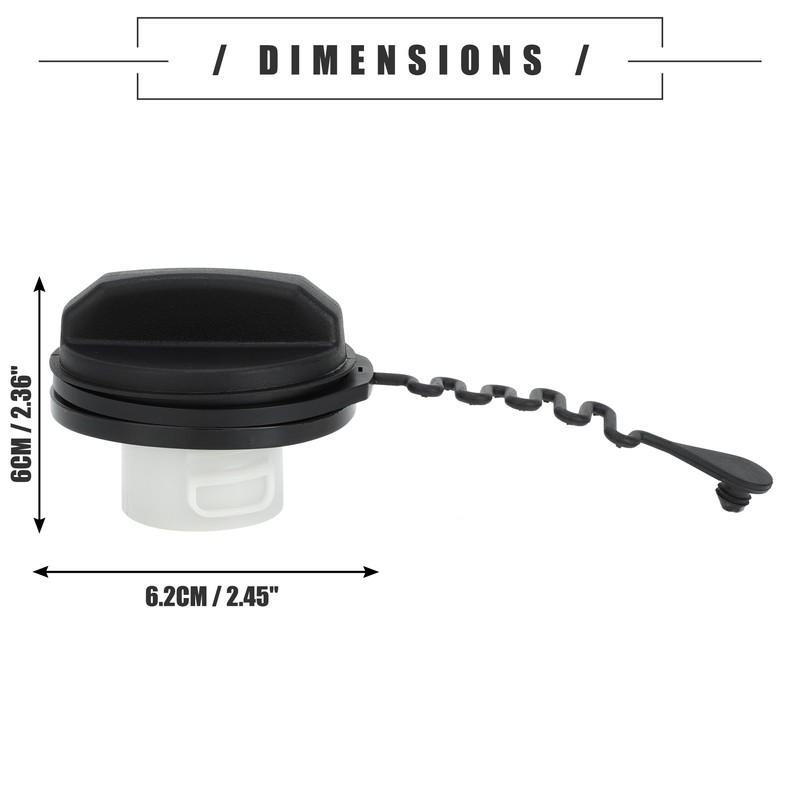 QUARKZMAN 1 x Car Gas Fuel Cap for Volvo C30