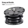 DYH-68B Leveling Base Tripod Head 22 lbs Load Capacity,Black