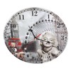 Wall Clock Antique Non Ticking Round Wall Clock Wooden Arabic