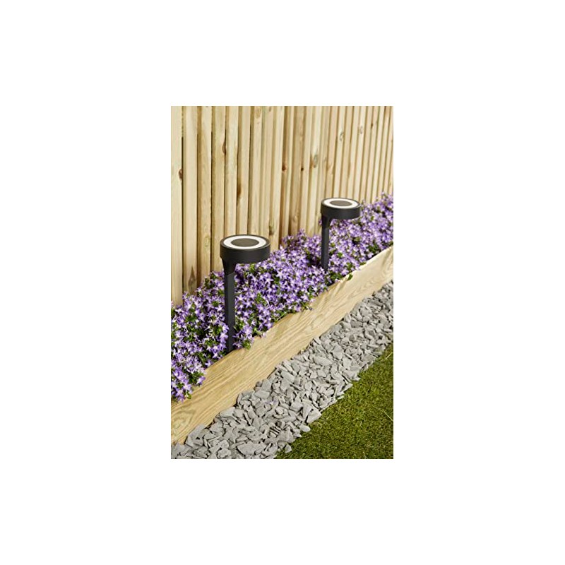 Luxform Lighting AYR Solar LED Orange Up and Down Spike