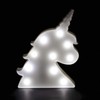 Fizz Creations Unicorn Marquee Light, White, 25cm Height, 22cm Width