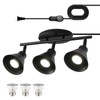 vivihobb 3 Light Plug in Track Lighting Kit,Modern Plug in