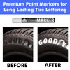 White tire Paint Marker for Car Tire Lettering - 4