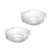 HARIO HGZ-2012 Heat Resistant Au Gratin Dish, Set of 2,