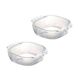 HARIO HGZ-2012 Heat Resistant Au Gratin Dish, Set of 2, Capacity 13.5 fl oz (400 ml)