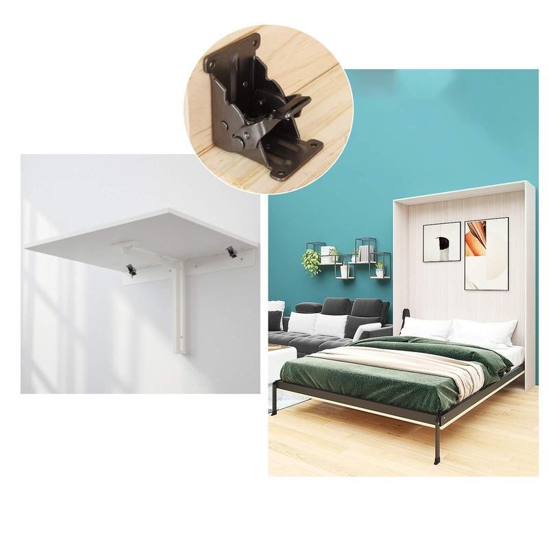 8Pack Folding Table Legs Bracket Foldable Table Bracket Lock Extension