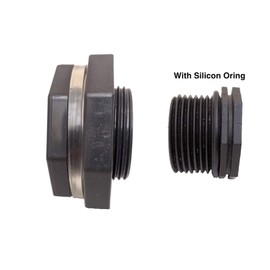 1" Drain Valve Plug Kit for Rain Barrels, Tuff Stuff, Rubbermaid Water Tanks, Behrens Steel Tanks, Tubs, Pools