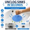 Bathtub Drain Stopper, 6 Inch Silicone Tub Stopper, Reusable Suction