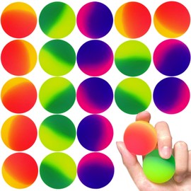 Jgalnim 24 Pcs 45mm Jumbo Bouncy Balls,Colorful Bouncy Balls,Large Rubber High Bouncing Balls,Bulk Bright Balls for Party Favors, Kids,Christamas Gifts,Class Rewards,School Prizes
