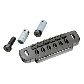 Gotoh 510UB Wraparound Guitar Bridge with Studs, Cosmo Black