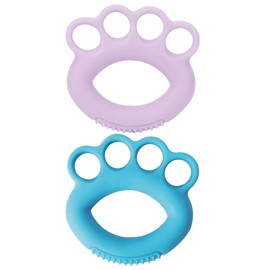 Hand trainer, finger trainer, hand grip strengthening band, grip strengthening, relieves stress, anxiety relief, for muscle training (2 pieces)