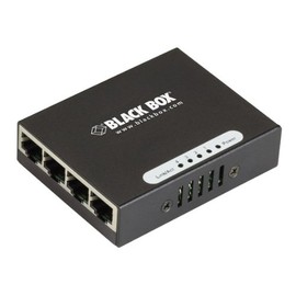 Black Box Switch - (4) 10/100/1000Mbps RJ45, 220V AC