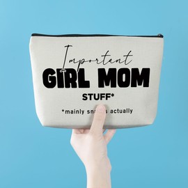 Mom Gifts Makeup Bag, Mom Appreciation Gifts, Gifts for Mom, Mama Gifts Mom Gifts, Best Mom Ever Gifts for Women Girl Mom Mama Mummy Momma Birthday Mothers Day, Cosmetic Bag Travel Toiletry Bag