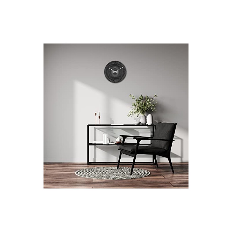 TFA Dostmann Radio-Controlled Rococo 60.3520.01 Analogue Wall Clock Extravagant Modern