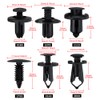 Baceyong 190Pcs/Set Universal Fender Trim Panel Clips Set, Car Body