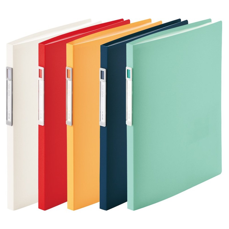 Lihit Lab File Clear Book A4, 20 Pockets, Light Green