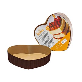 Decora 0320189 CF 5 Stampo Cuore in Carta da Forno 20,5 X 22,5 X H 5 Cm 700