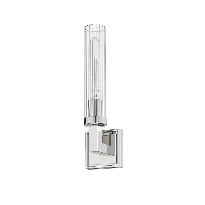 Z-Lite 3031-1S-RB Beau Wall Sconce, 1-Light 60 Watts, Rubbed Brass