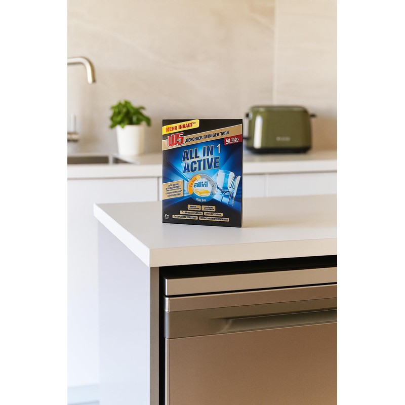 W5 Dishwasher Tablets All-in-One – Pack of 40