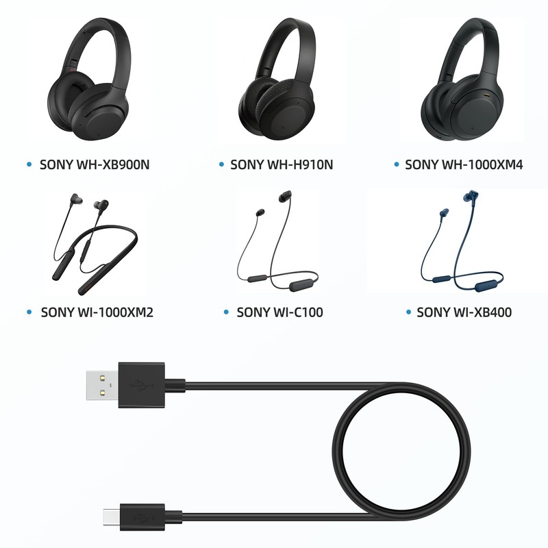 PwrON USB-C Charging Cable for Phomemo M220 M200 Maker Bluetooth